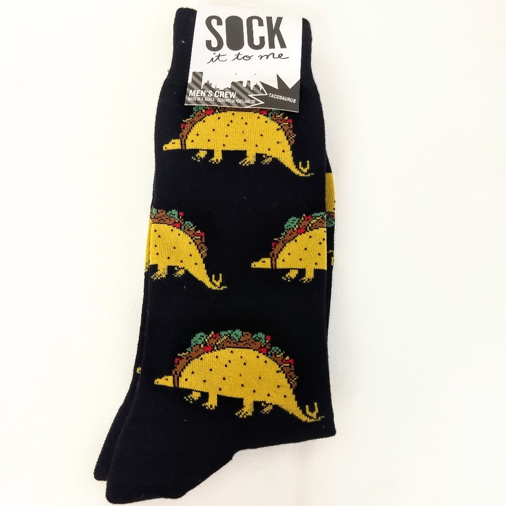 5/$30 Tacosaurus Sock It To Me Men's Socks